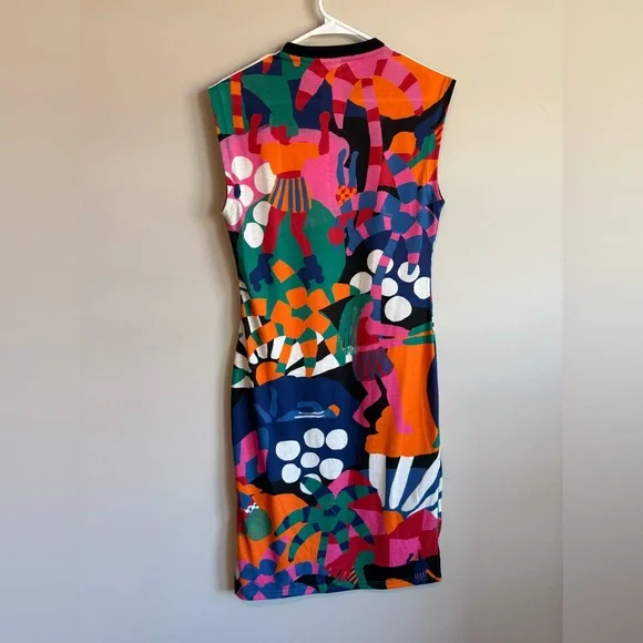 adidas x Farm Rio Multicolor Graphic Midi Dress - Picture 8 of 13